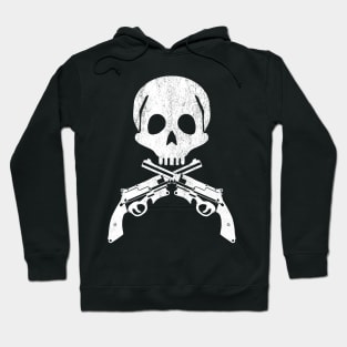 Jolly Roger Space Pirate- Crossed Pistols Hoodie